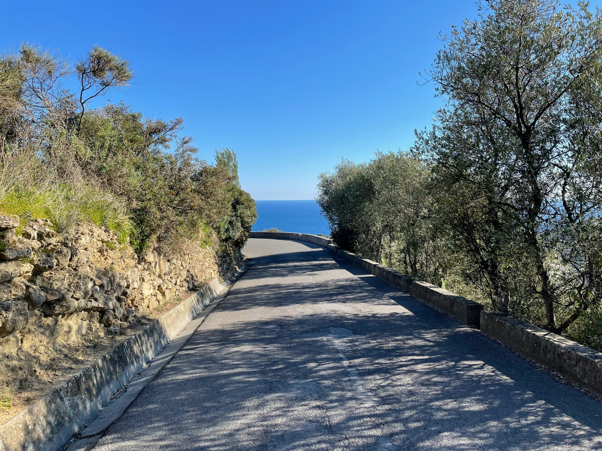 Flowing mountain descent from the Majella toward the coast