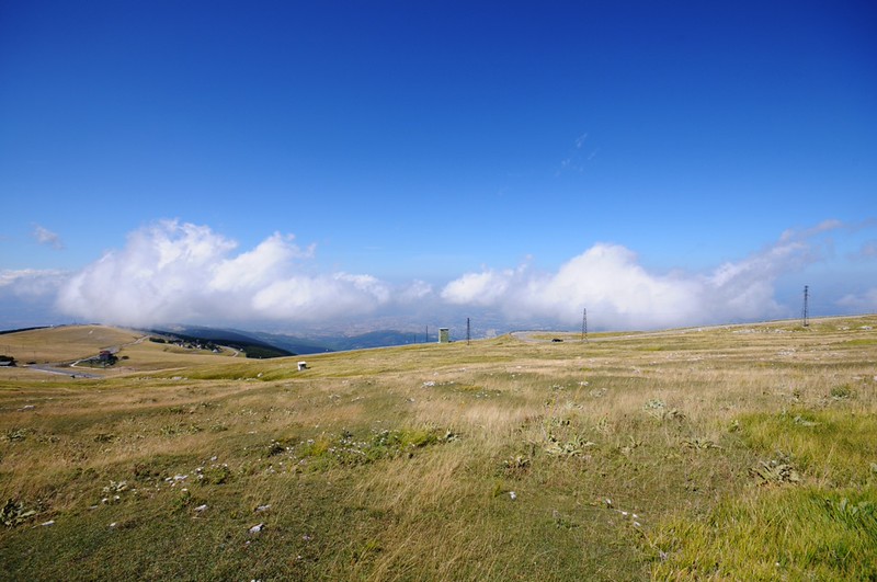 High-altitude curves of the Blockhaus road in Abruzzo