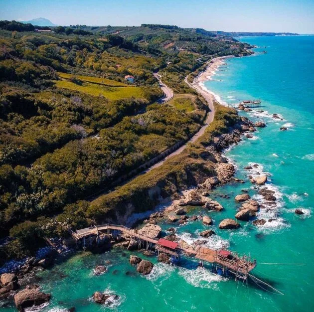 Trabocchi Coast near Fossacesia Marina